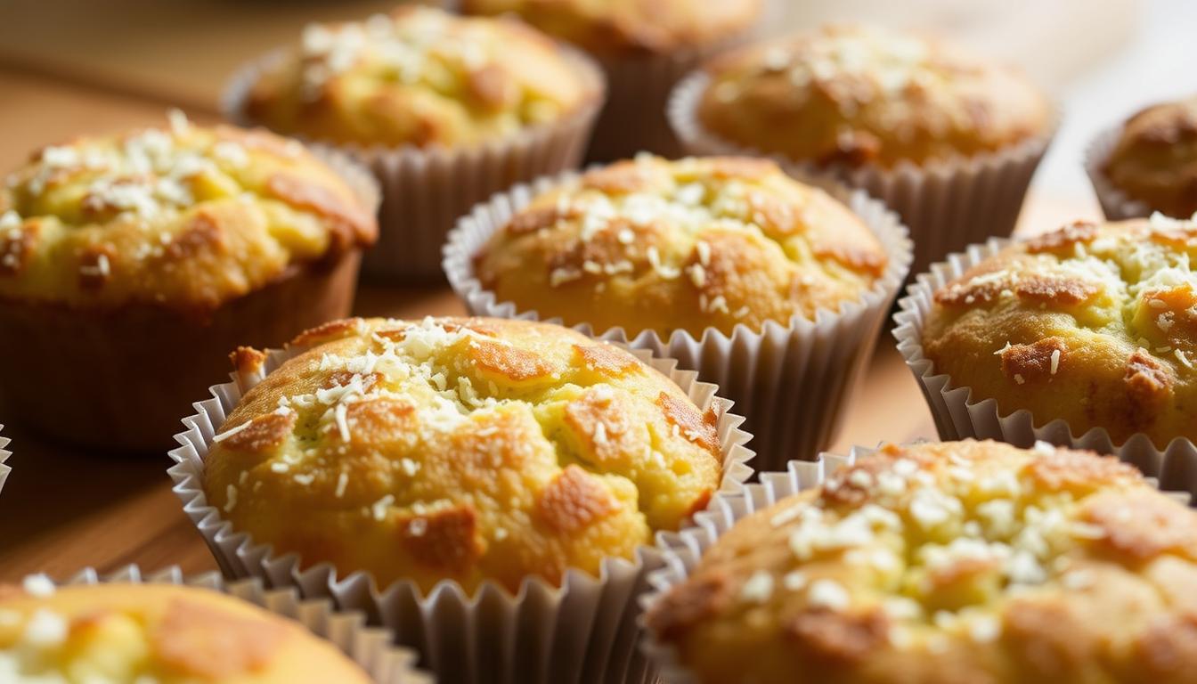 Crispy Parmesan Zucchini Potato Muffins
