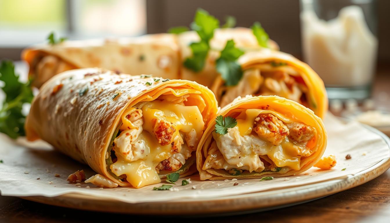 Cheesy Garlic Chicken Wraps: An Easy Weeknight Dinner Solution