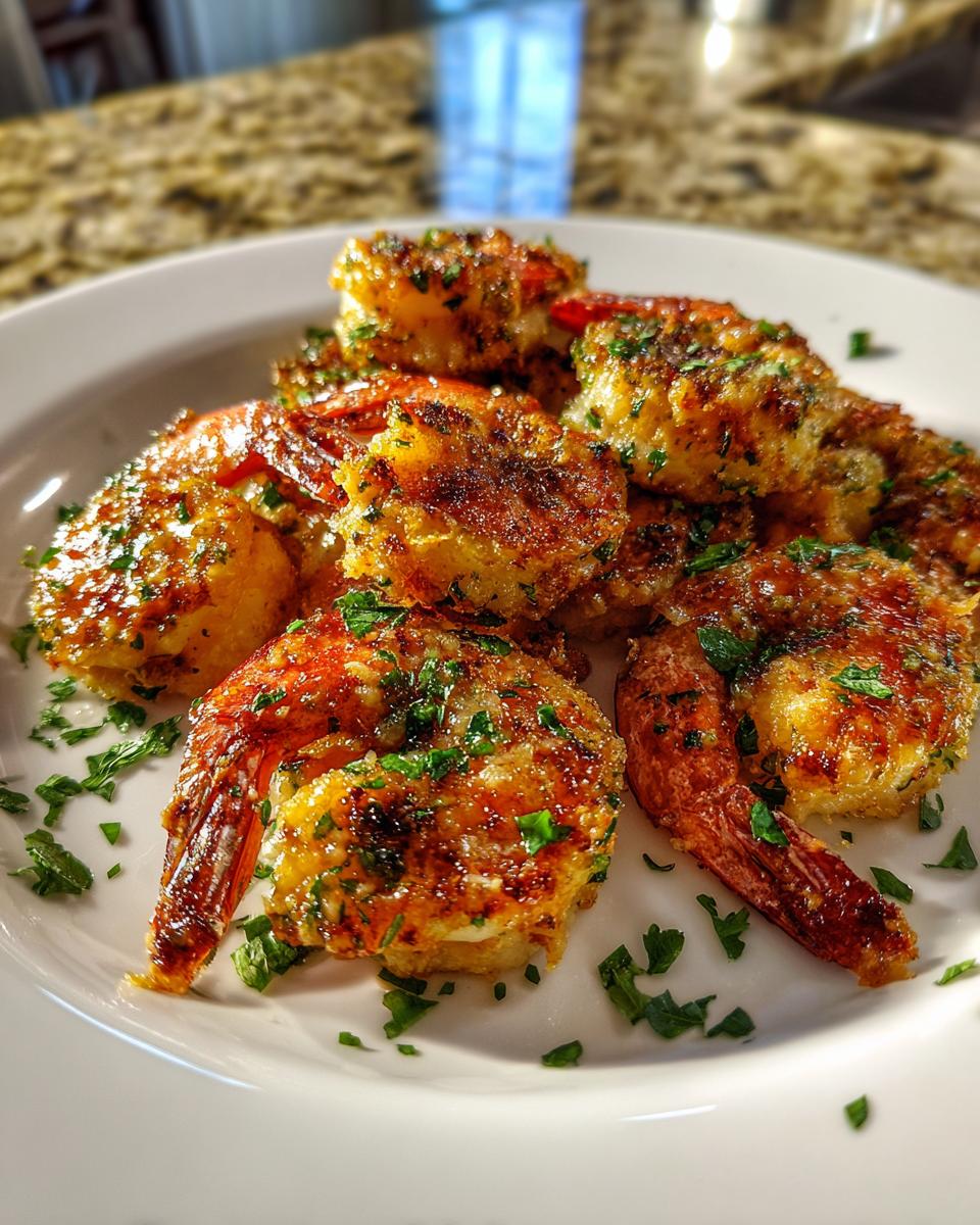 Baked Garlic Parmesan Shrimp - detail 1