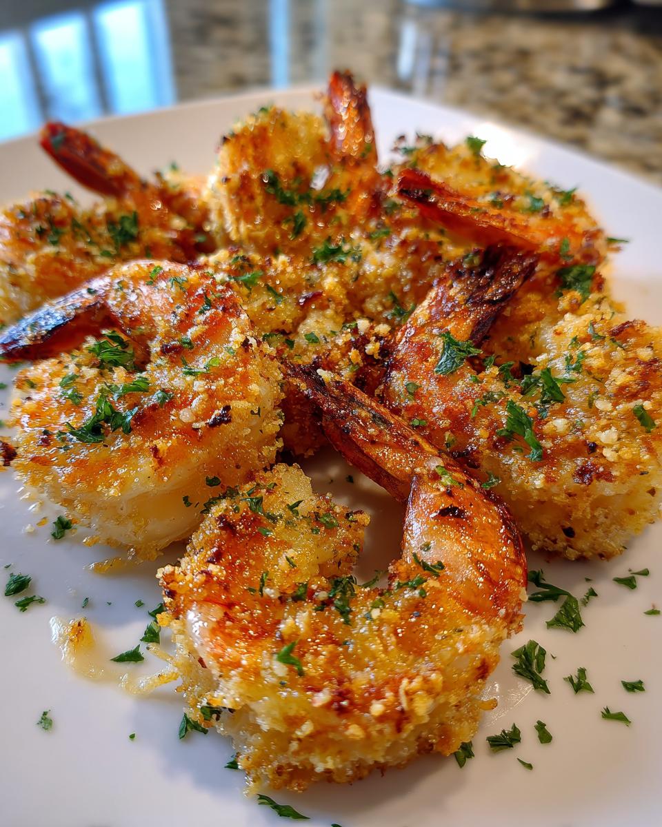 Baked Garlic Parmesan Shrimp - detail 3