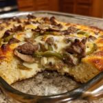 Cheesy Low Carb Philly Cheesesteak Casserole Recipe