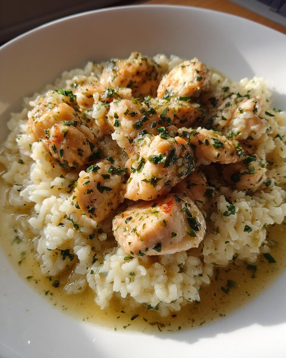 Chicken Scampi with Creamy Garlic Parmesan Rice - detail 1