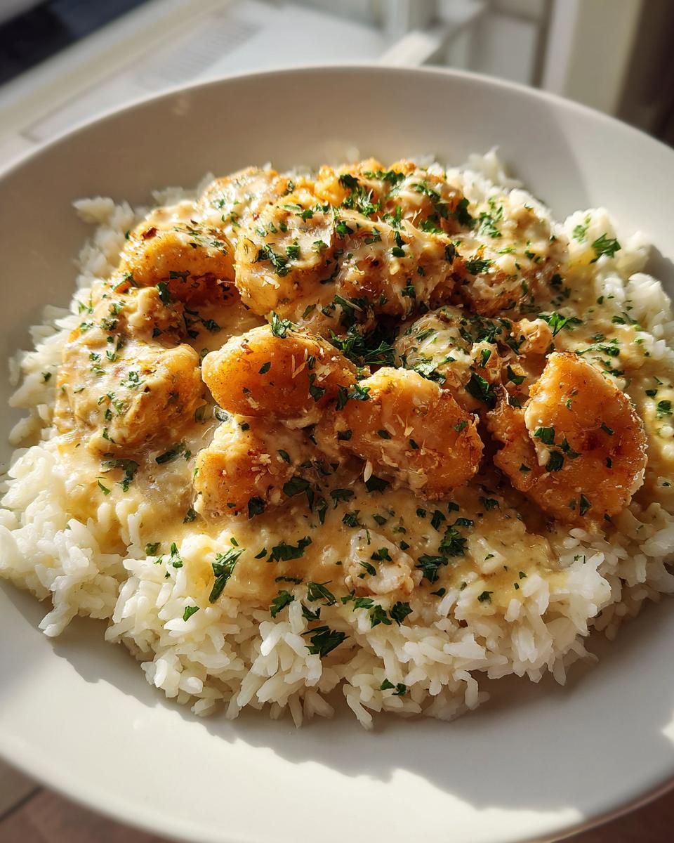 Chicken Scampi with Creamy Garlic Parmesan Rice - detail 2