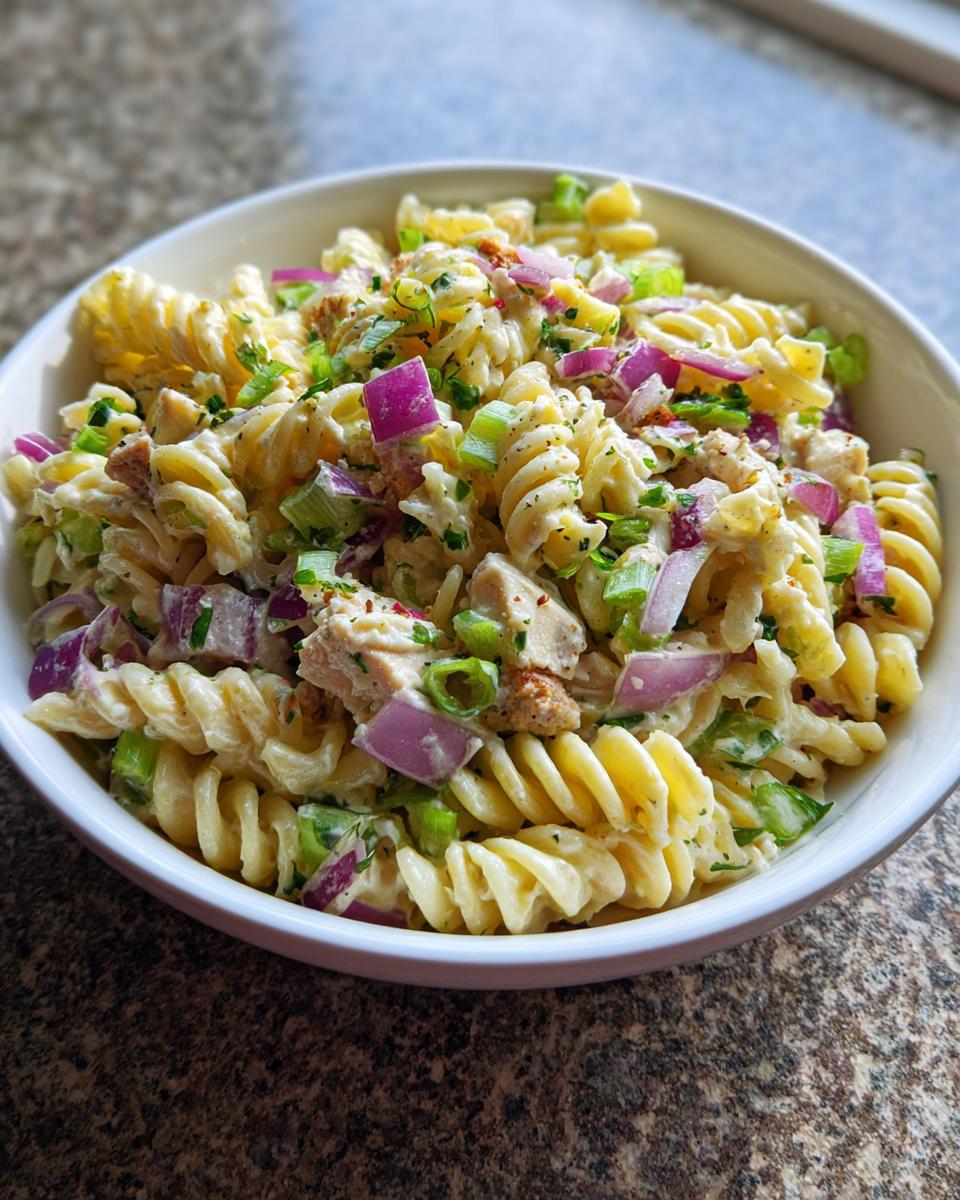 Chick’n Caesar Pasta Salad - detail 1
