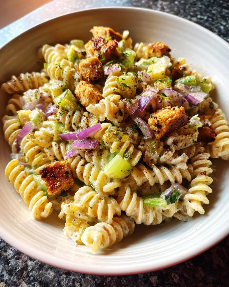 Chick’n Caesar Pasta Salad - detail 3