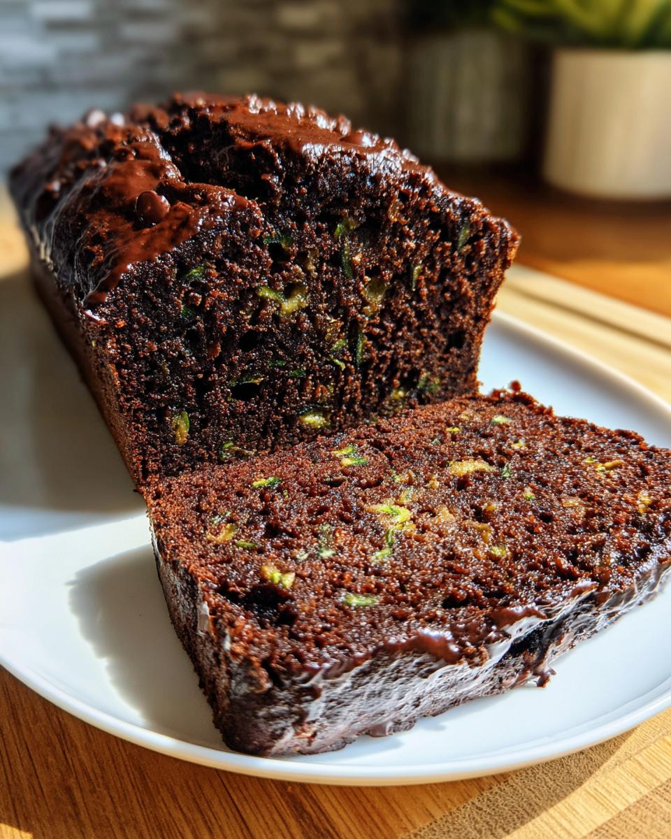 Chocolate Zucchini Bread - detail 1