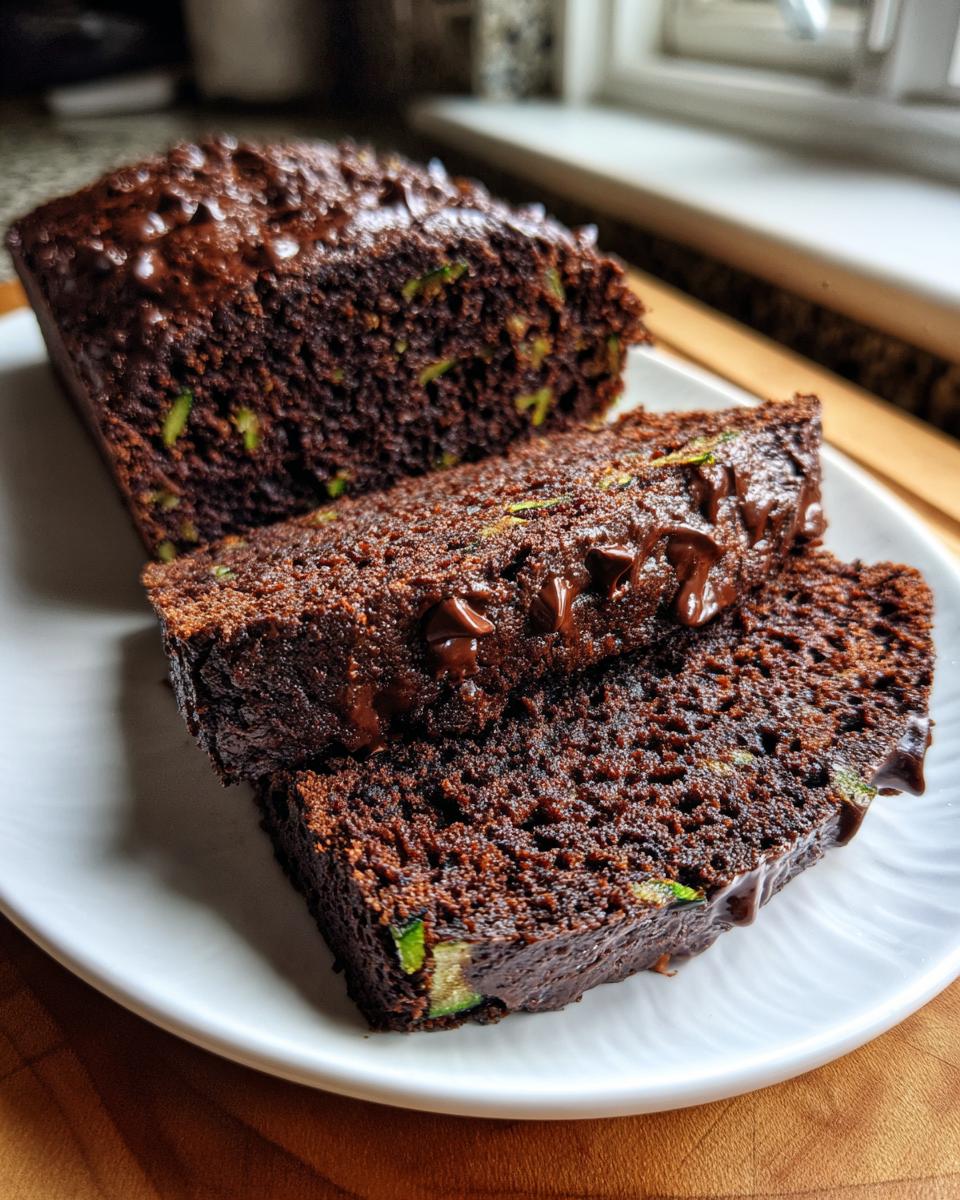 Chocolate Zucchini Bread - detail 2