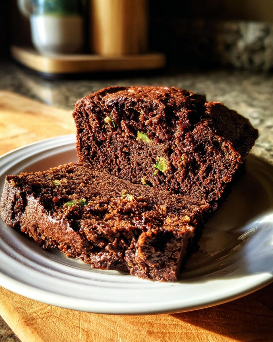 Chocolate Zucchini Bread - detail 3