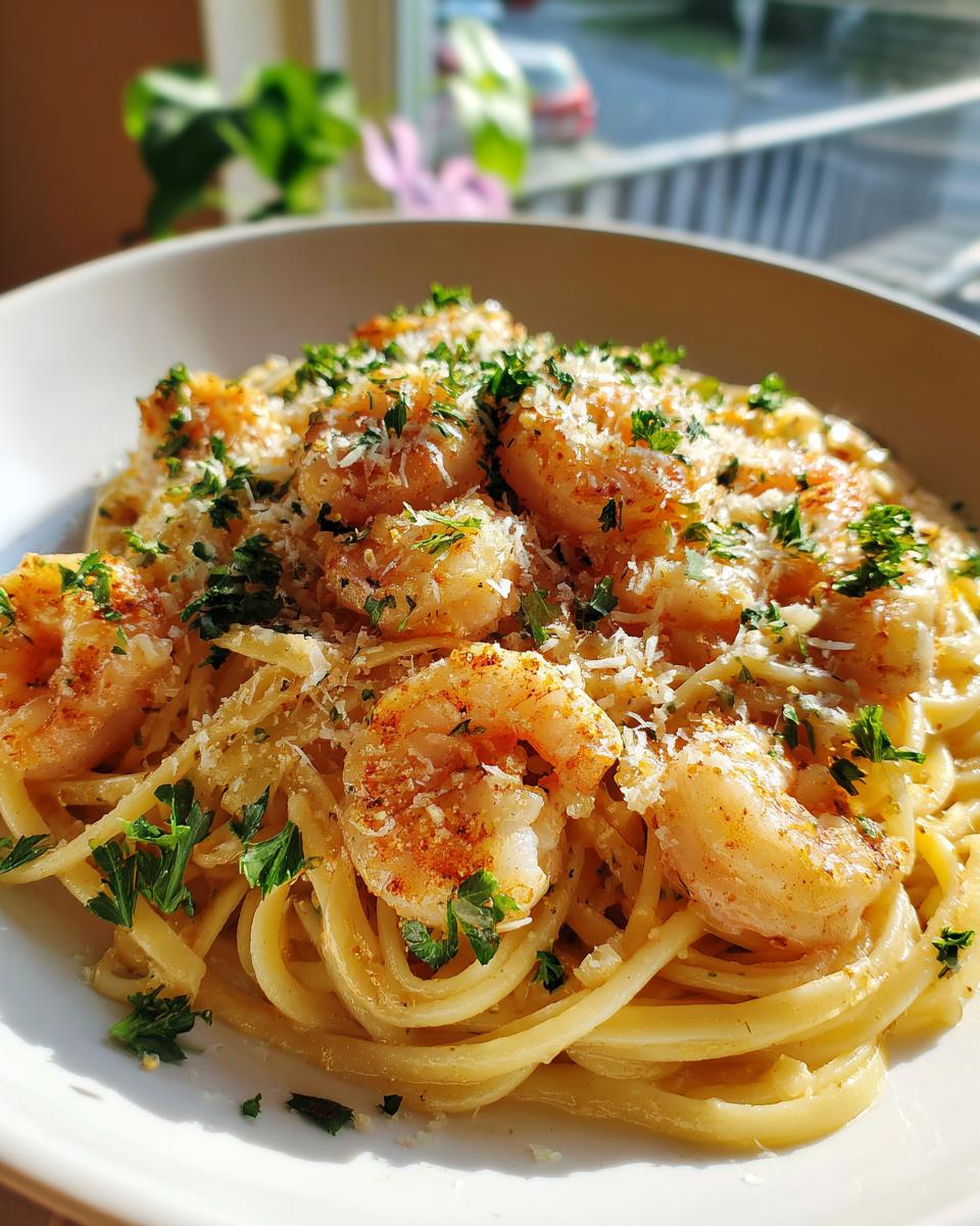 Garlic Butter Shrimp Pasta - detail 3