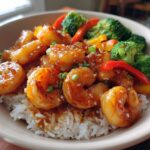 Honey Garlic Shrimp Bowls