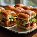 Pull-Apart Buffalo Tofu Sliders