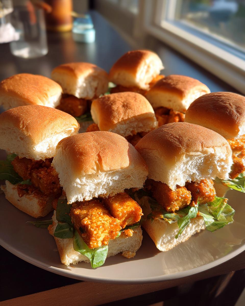 Pull-Apart Buffalo Tofu Sliders - detail 2