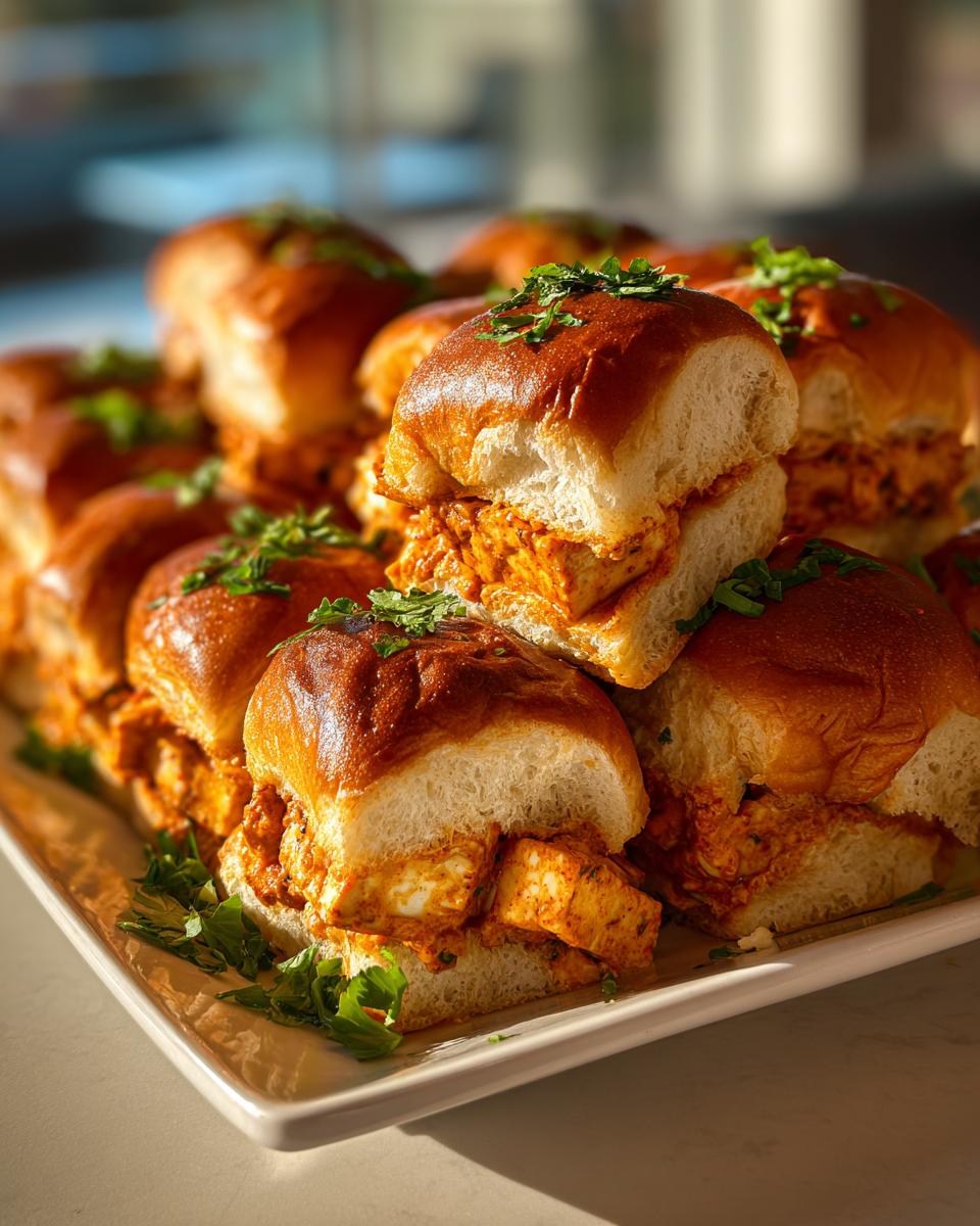 Pull-Apart Buffalo Tofu Sliders - detail 3