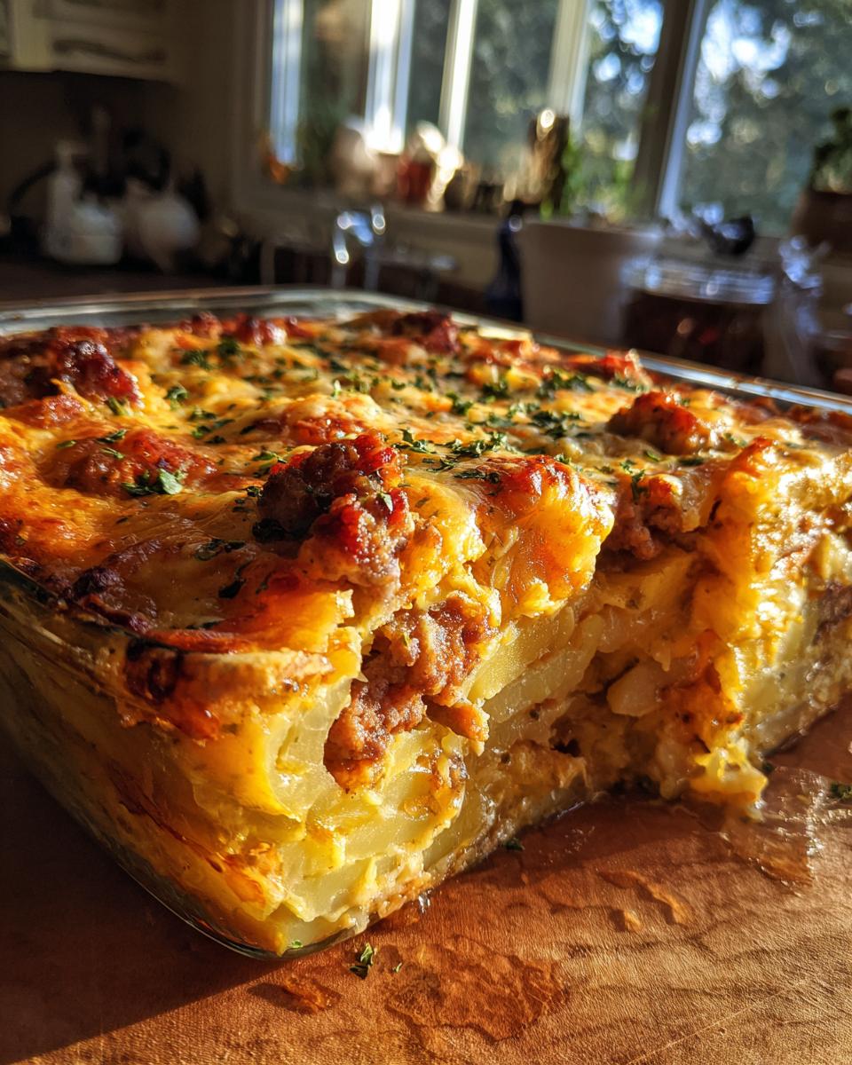 Smoked Sausage & Cheesy Potato Casserole - detail 2