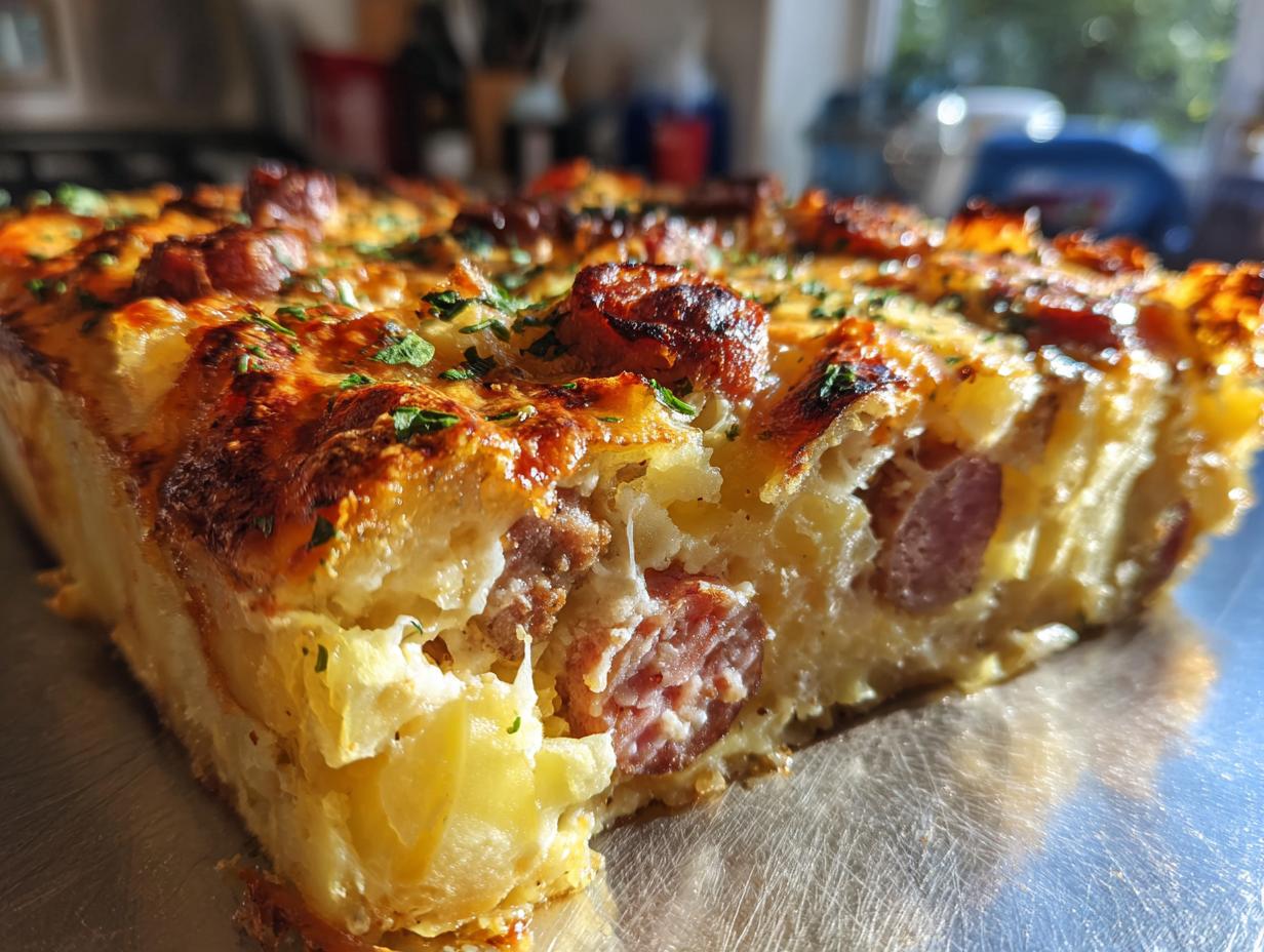 Disgustingly Easy Smoked Sausage Casserole in 45 Minutes