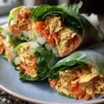 Vegan Chicken Salad Summer Rolls